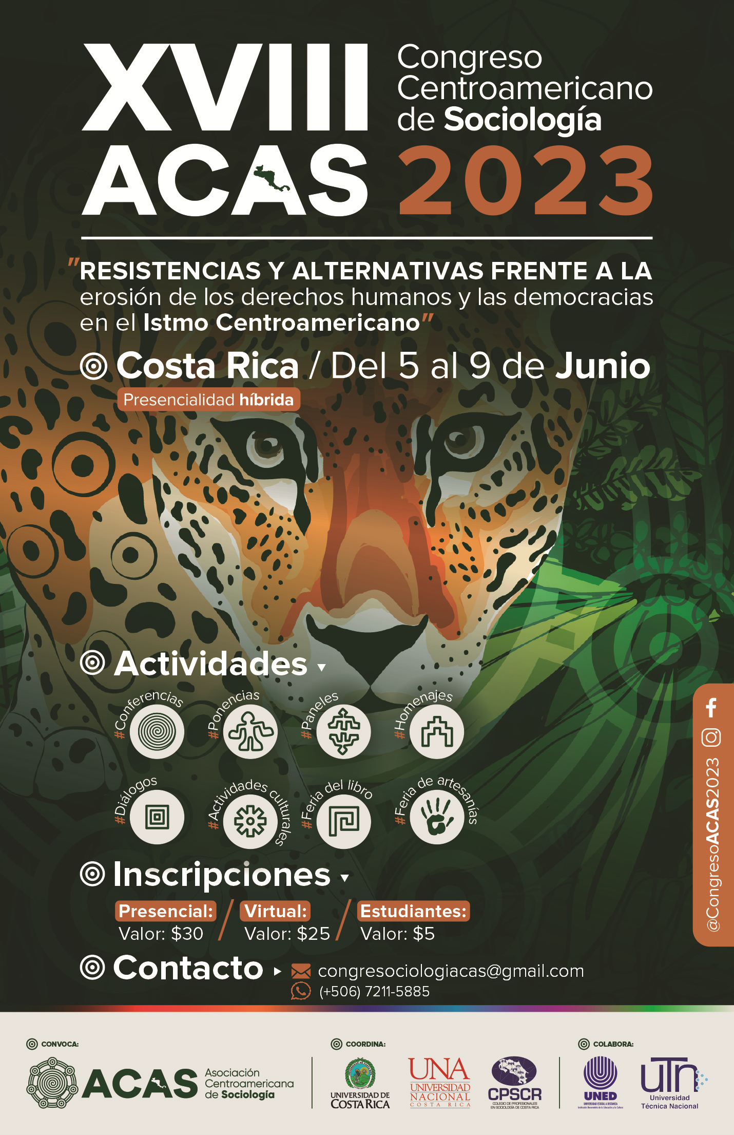 XVIII Congreso Centroamericano de Sociología (ACAS) 2023