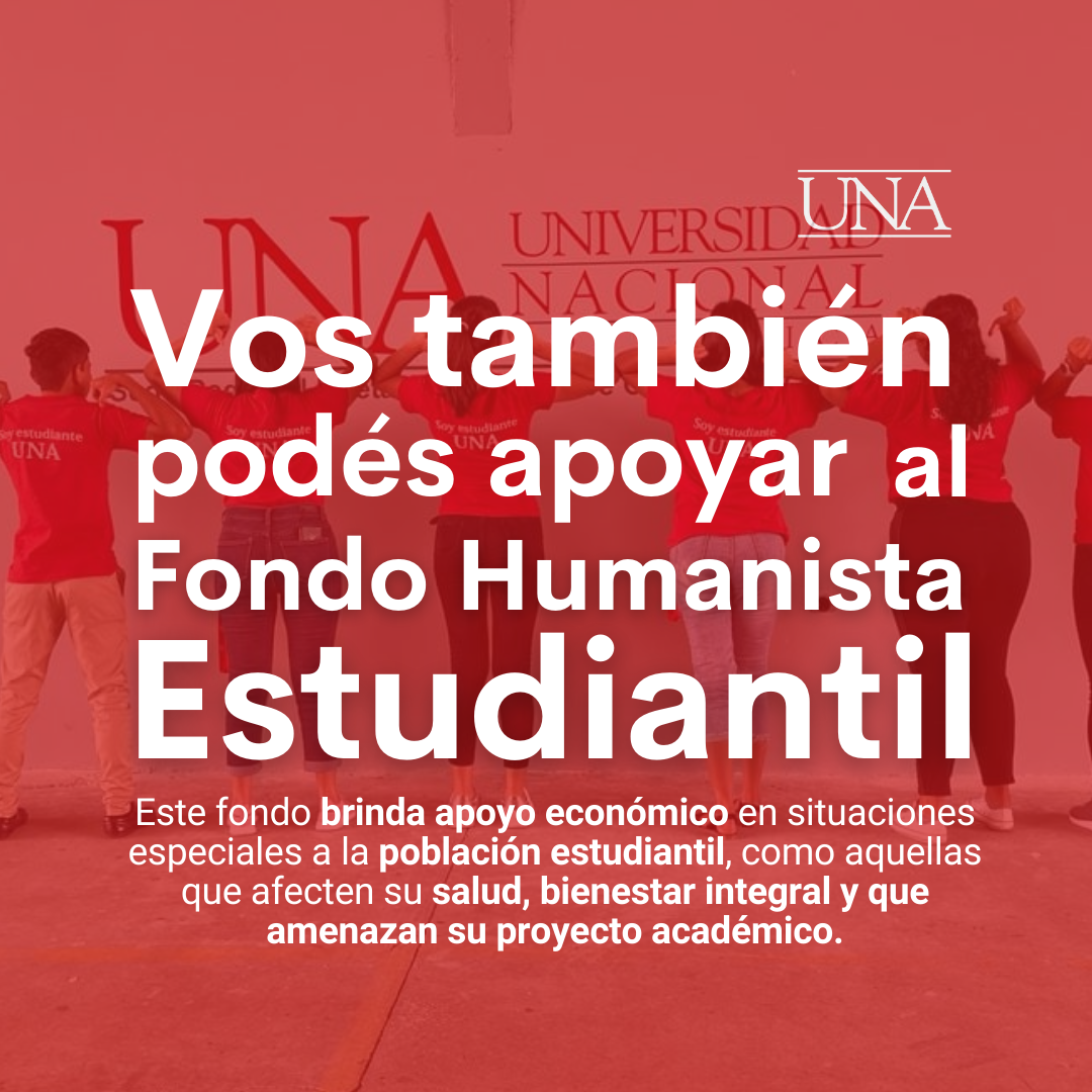 Apoye al fondo humanista estudiantil con tarjeta BN-UNA 