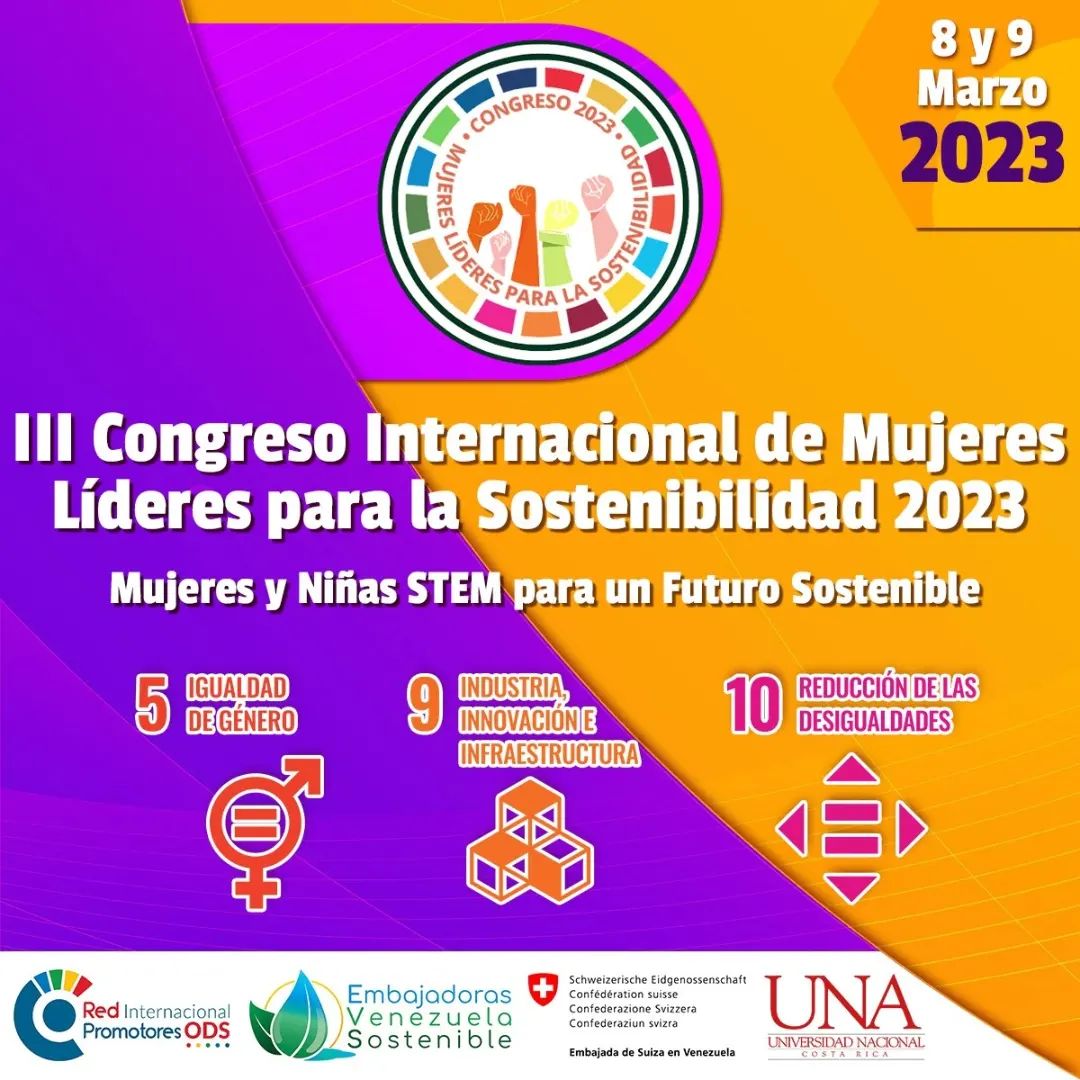 UNA participará en congreso internacional de mujeres líderes para la sostenibilidad