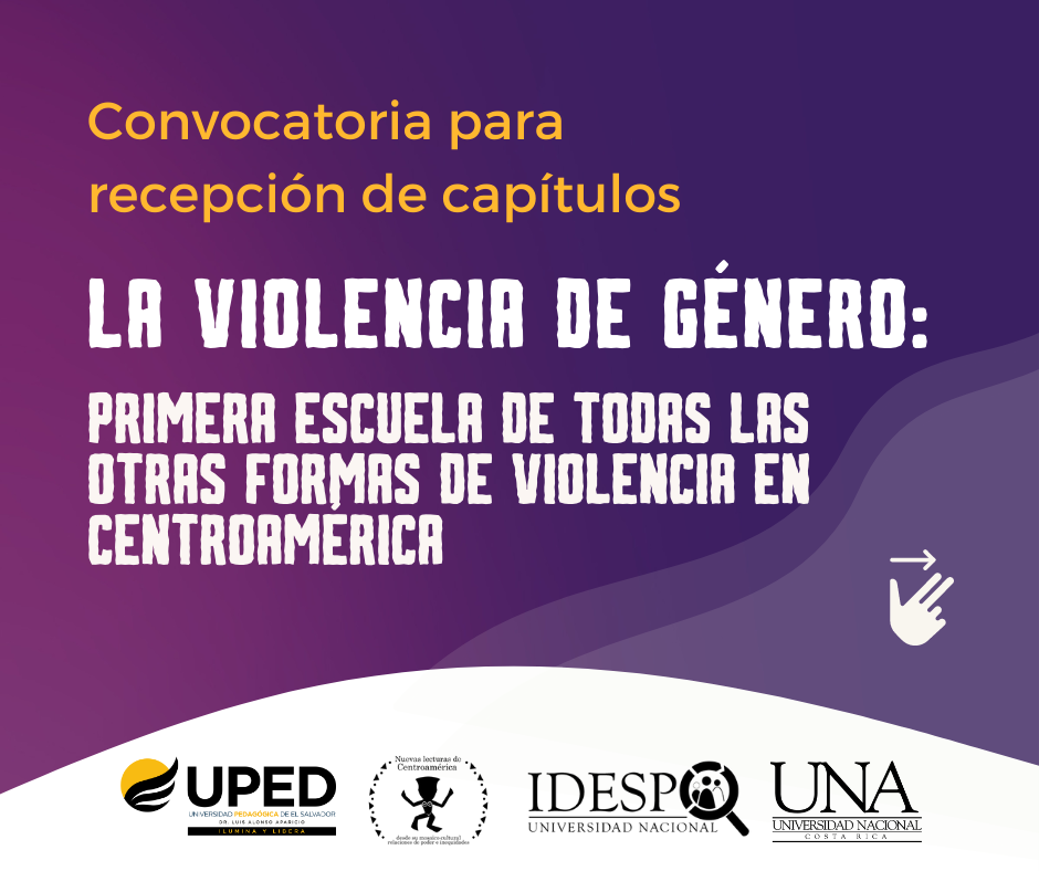 Convocatoria para recepción de capítulos sobre violencia de género