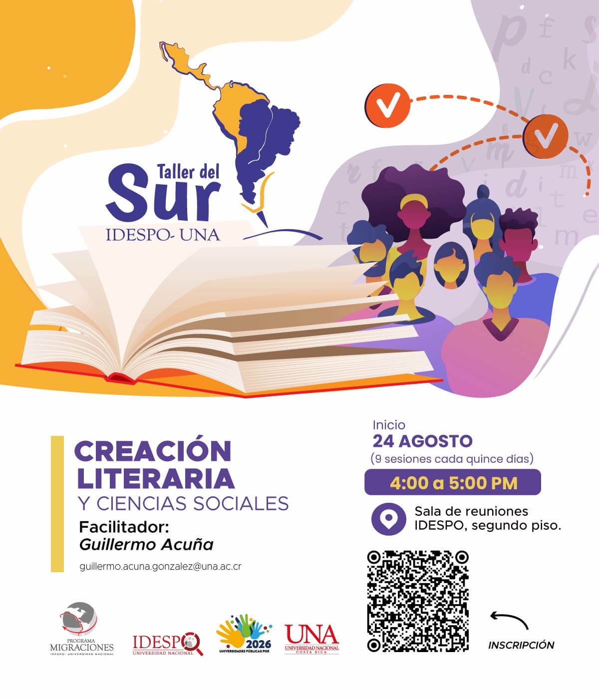 Talleres impulsan el arte para sensibilizar acerca de las movilizaciones humanas