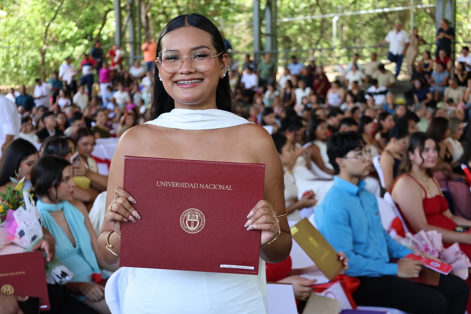 Su hermano graduado de la UNA: la mayor inspiración de Nazareth para obtener su título 