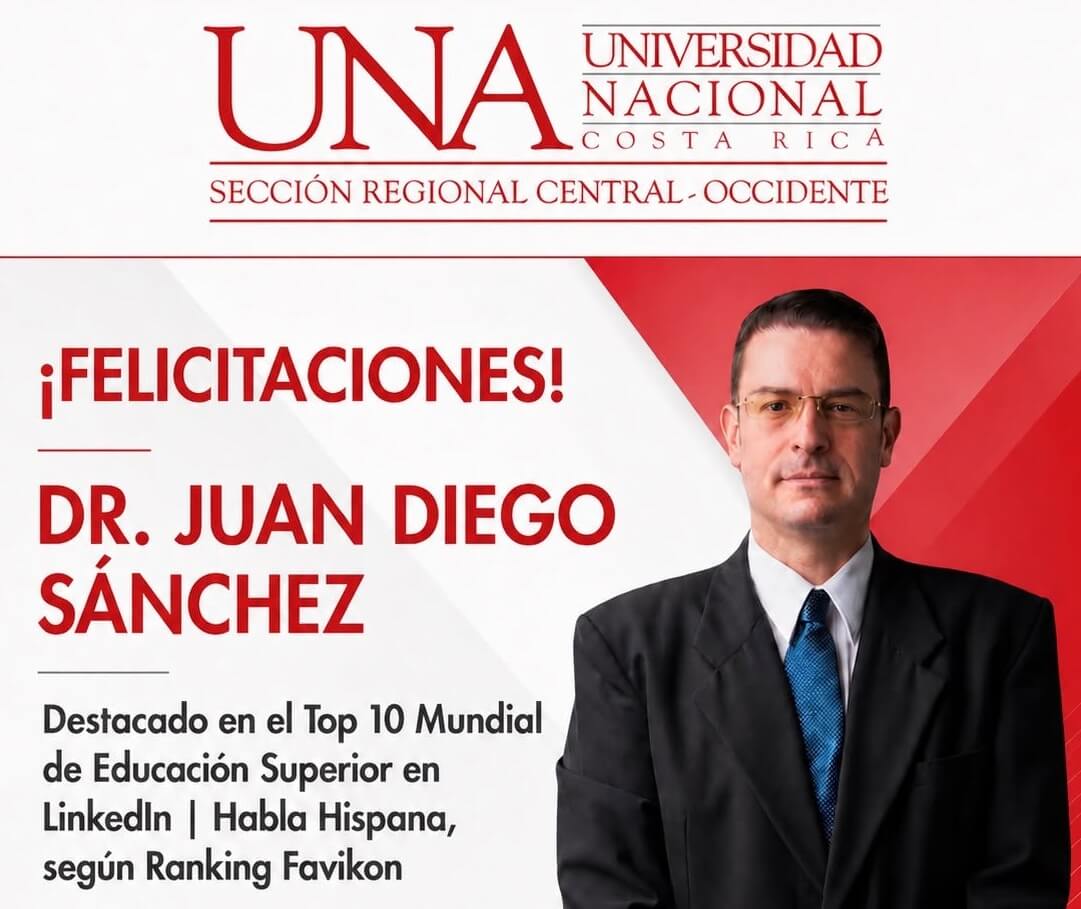 Académico destaca en top 10 de LinkedIn en educación superior