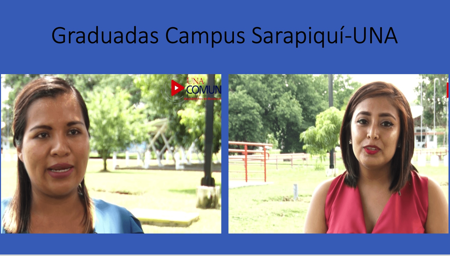 Conocé parte de nuestros graduados en el Campus Sarapiquí de la UNA