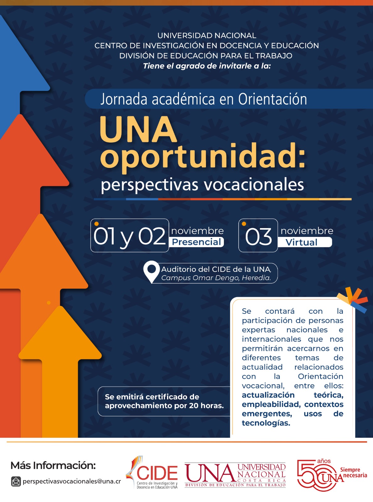 Jornada Académica en Orientación: Perspectivas Vocacionales 2023