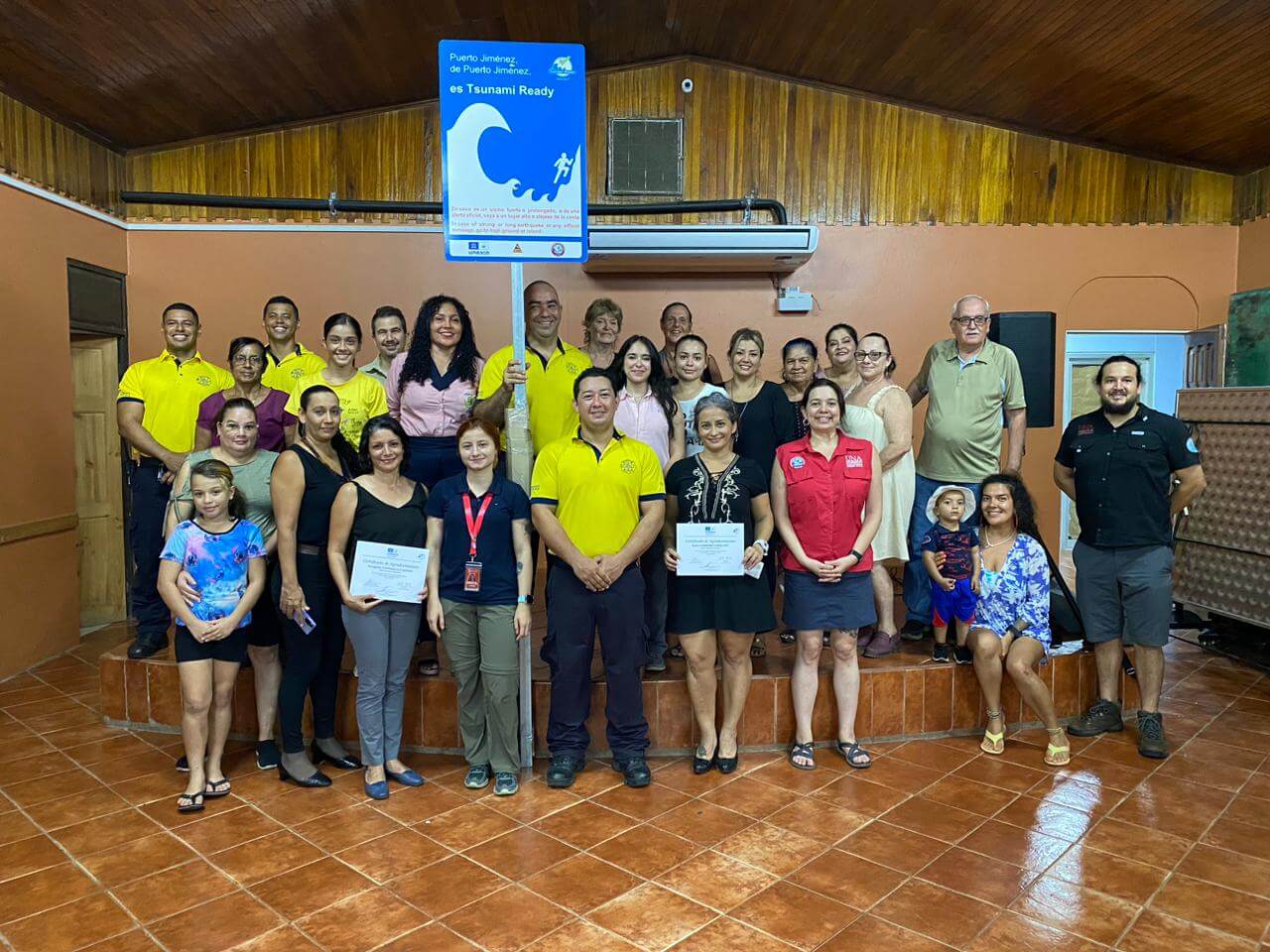 Puerto Jiménez ya es Tsunami Ready