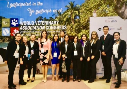 UNA presente en congreso mundial de veterinaria